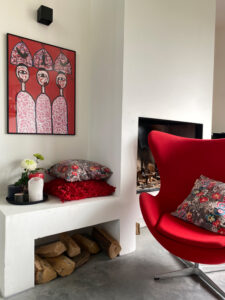 Project_styling_shoppen_rood_eggchair_eames