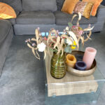 Styling in het geel-Kussens