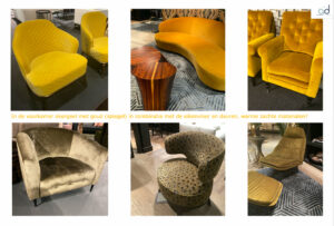Styling AD Woonadvies - Geel - Stoeltjes